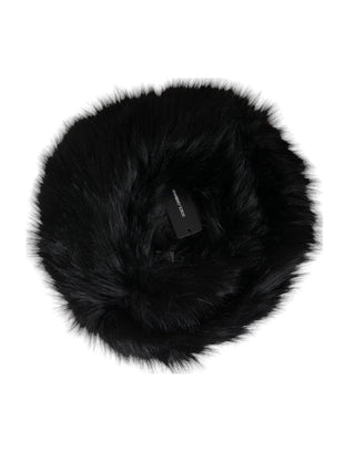 Sombrero tipo bucket para mujer de piel sintética negra