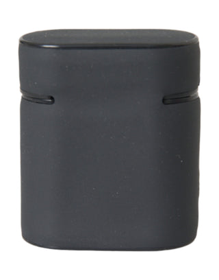 Funda para Airpods de silicona blanca y negra con logo en relieve