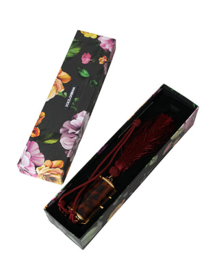 Brown Leopard Mini Mirror Tassel Make Up Holder Bag
