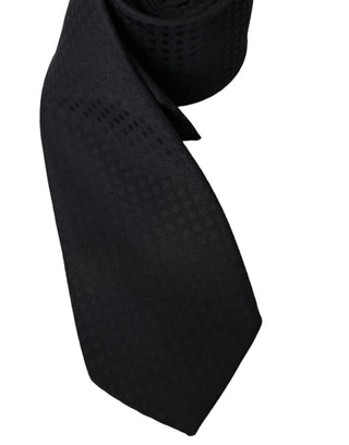 Schwarze verstellbare Krawatten-Gesichtsmaske aus 100 % Seide