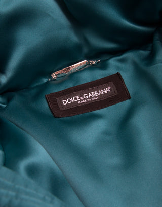 Mehrfarbige geblümte Windbreaker-Steppjacke