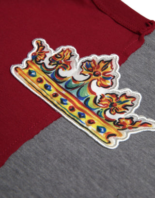 Mehrfarbiges T-Shirt mit Grafikprint und kurzen Ärmeln