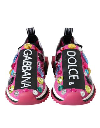 Pink Sorrento Crystals Sneakers Schuhe