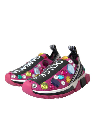 Pink Sorrento Crystals Sneakers Schuhe