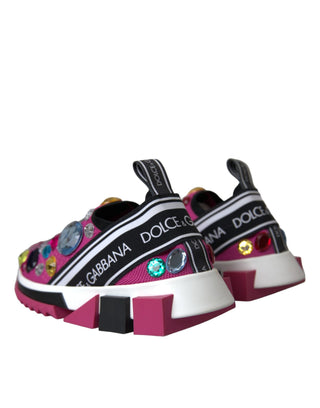 Pink Sorrento Crystals Sneakers Schuhe
