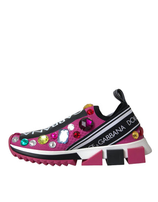 Pink Sorrento Crystals Sneakers Schuhe