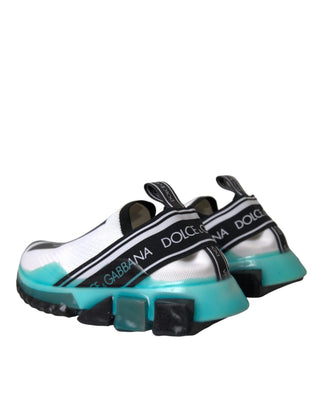 Schwarze, weiße, blaue Slipper Sorrento Sneaker