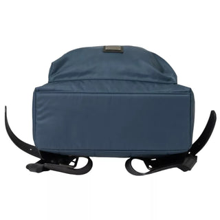 Mochila para hombre azul de nailon con parche #DGFamily