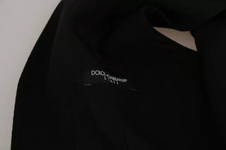 Schwarze einfarbige STAFF Slim Fit Weste