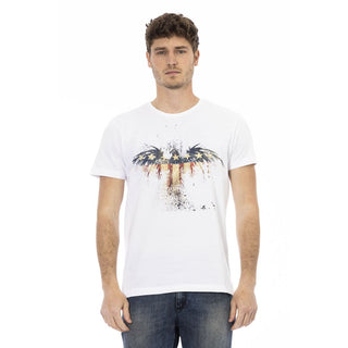 Weißes Baumwoll-Herren-T-Shirt