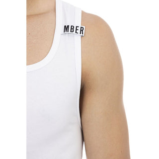 Weißes Baumwoll-Tanktop für Herren