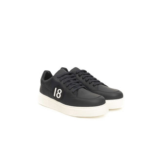 Zapatillas para hombre de piel de vaca azul
