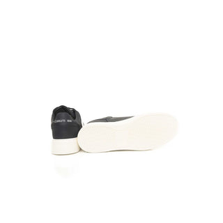 Zapatillas para hombre de piel de vaca azul