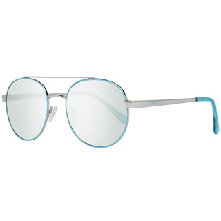 Türkise Metall-Sonnenbrille