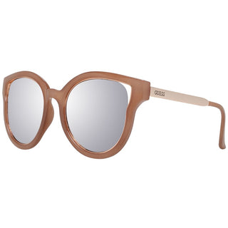 Braune Sonnenbrille aus Metall und Kunststoff