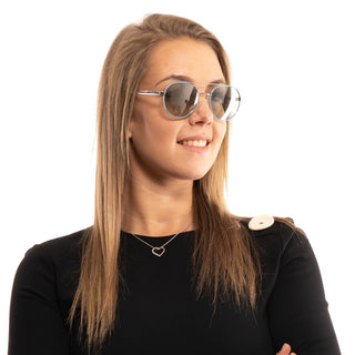 Türkise Metall-Sonnenbrille