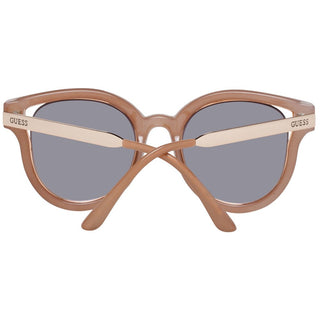 Braune Sonnenbrille aus Metall und Kunststoff