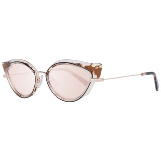 Gafas de sol de metal y plástico marrones