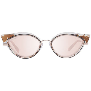 Gafas de sol de metal y plástico marrones