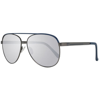 Graue Sonnenbrille aus Metall