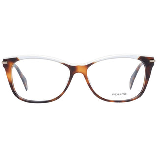 Gafas de metal y plástico marrones (montura)