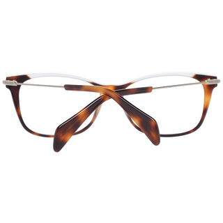 Gafas de metal y plástico marrones (montura)