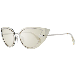 Gafas de sol de metal dorado