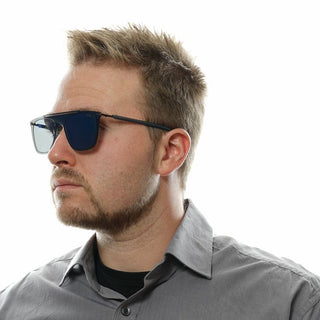 Blue Metal & Plastic Sunglasses