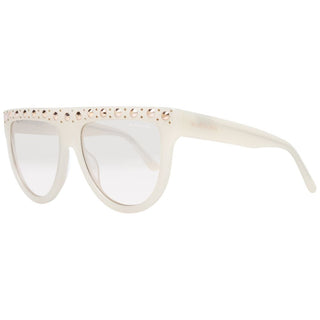Weiße Kunststoff-Sonnenbrille