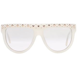 Weiße Kunststoff-Sonnenbrille