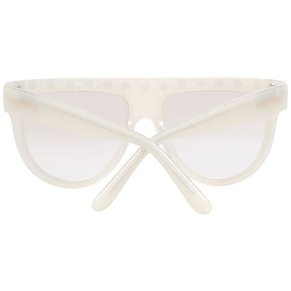 Weiße Kunststoff-Sonnenbrille