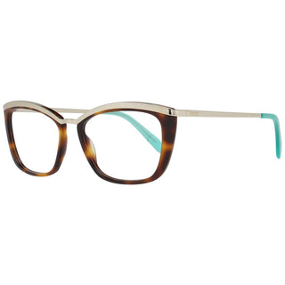 Gafas de metal y plástico marrones (montura)
