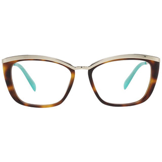 Gafas de metal y plástico marrones (montura)