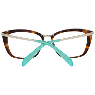 Gafas de metal y plástico marrones (montura)