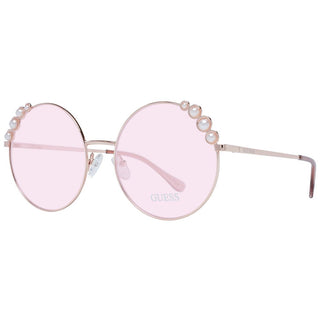 Roségold-Metallsonnenbrille