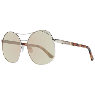 Gafas de sol metálicas de oro rosa