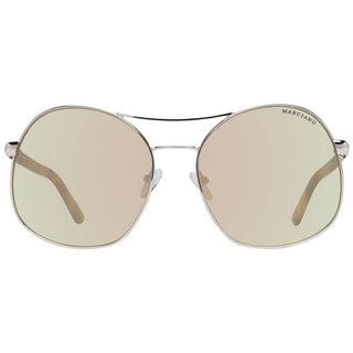 Gafas de sol metálicas de oro rosa