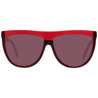 Burgunderfarbene Sonnenbrille aus Kunststoff
