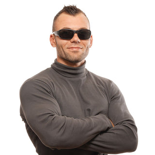 Schwarze Plastik-Sonnenbrille