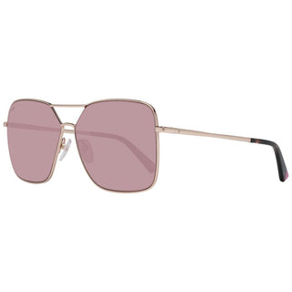 Gafas de sol de metal color oro rosa