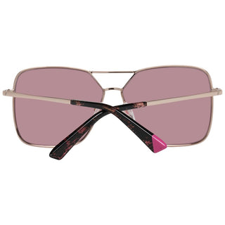 Roségold-Metallsonnenbrille