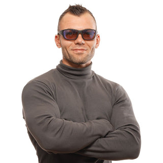 Schwarze Plastik-Sonnenbrille