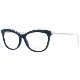 Gafas (montura) de metal y plástico negras