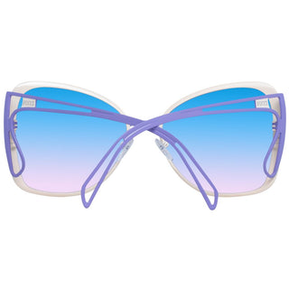 Beige Metal Sunglasses