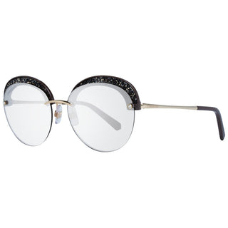 Sonnenbrille aus goldfarbenem Metall und Kunststoff