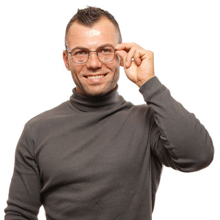 Schwarze Brille aus Metall & Kunststoff (Fassungen)