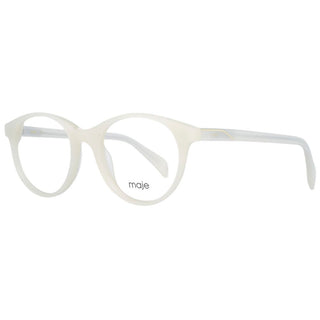 Gafas con montura de acetato blanco