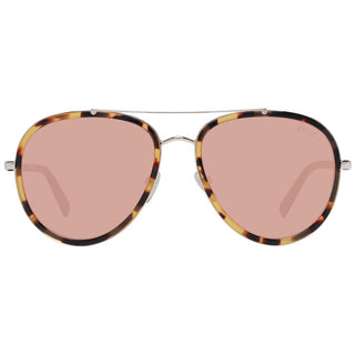 Braune Metall-Sonnenbrille