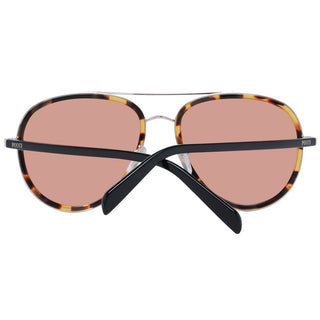 Braune Metall-Sonnenbrille