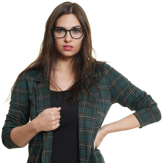 Black Metal & Plastic Glasses (Frames)